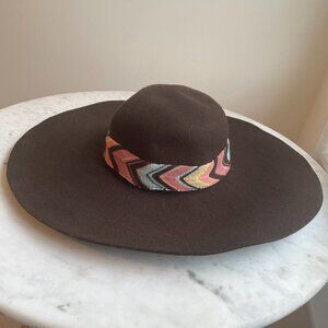 Missoni x Target Brown floppy hat